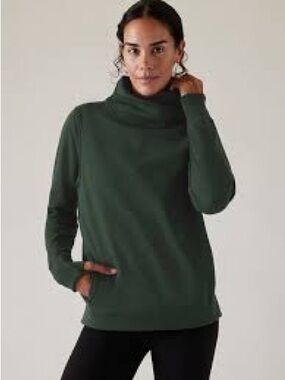 Athleta Cozy Karma Twist Neck Sweatshirt